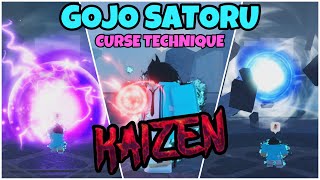 GOJO CURSE IS FINALLY HERE  NEW CURSE TECHNIQUE SHOWCASE   Kaizen ROBLOX [upl. by Giglio970]