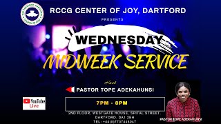 RCCG CENTER OF JOY DARTFORD UK  MIDWEEK SERVICE 13NOV2024 [upl. by Wearing]