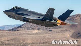 All Jet Demos Nellis AFB Airshow 2022 [upl. by Arrio]