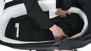 How to Set Up the Lux Carry Cot I ePRIAM Stroller Travel System I CYBEX [upl. by Herring]