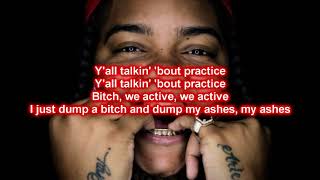 Young MA Praktice Bass Boosted Lyrics [upl. by Nosnej]