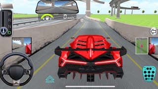 Brand New Red Color Car Is Ready For Parking  3d Driving Class  ios android  gameplay Cargame [upl. by Rickie]