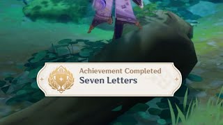 All 7 Stone slates  Seven Letters achievement [upl. by Ahsla]