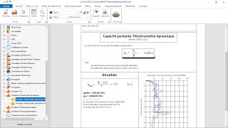 Calcul de la capacité portante  Méthode au pénétromètre dynamique [upl. by Elohcim]