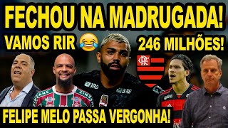 NEGÓCIO FECHADO NA MADRUGADA VAMOS RIR FELIPE MELO PASSA VERGONHA APÓS VITORIA DO FLAMENGO E [upl. by Amatruda]