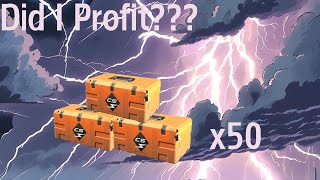 Opening 50 Of The Most Profitable Cases In CS2 [upl. by Aernda]