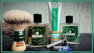 🍃💈 Consul Krem do Golenia Shaving Cream Consul Aftershave Lotion Consul Eau de Cologne 💈🍃 [upl. by Eniksre]