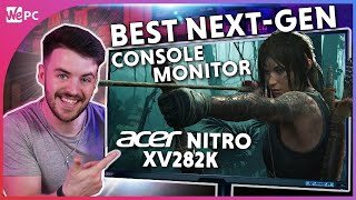 ACER XV282K HDMI 21 Gaming Monitor Review Best Next Gen Monitor 4K 144Hz [upl. by Llertnor]