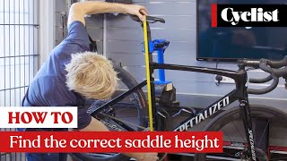 How to find the correct saddle height Quick and easy methods you can do yourself at home [upl. by Acinoed]