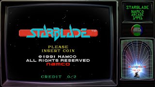 StarBlade Namco Arcade 1991 DEMO [upl. by Maddocks923]