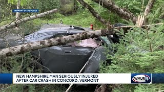 Groveton man seriously injured after crash in Vermont [upl. by Airamahs582]