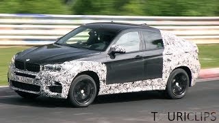 2015 BMW X6M F86 spied testing on the Nürburgring [upl. by Waly]