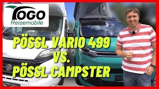 ðŸ’¥PÃ–SSL CAMPSTER oder VARIO 499 Alltagscamper oder Raumwunder  2020  TOGO REISEMOBILE [upl. by Laurel]