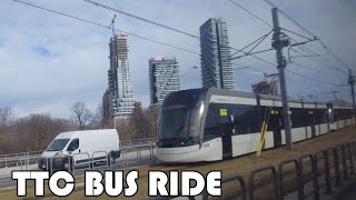 Exploring Toronto by 34C Bus Eglinton Station to Flemingdon Park 8864 [upl. by Rebel]