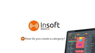 InSoft Radio 18 Tutorial  How do you create a category [upl. by Adnolohs666]