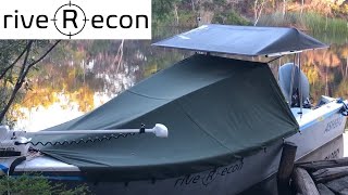 Camping on the boat  Solo Remote  120km Adventure [upl. by Derman]