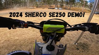 SHERCO DEMO DAY 2024 SE250 [upl. by Jerrome628]