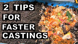 DO This To Make Worm Castings FASTER 55 Gallon Worm Bin [upl. by Hakaber]