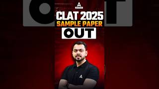 CLAT 2025  SAMPLE PAPER OUT 😨 clat2025 lawentranceexam samplepaper update shortvideo video [upl. by Ydnem]