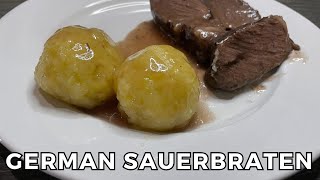 Tender and Delicious Our Recipe for Traditional German Sauerbraten [upl. by Aiasi]