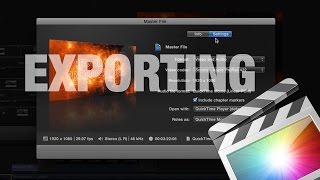 How to Export a small Video file in Final Cut Pro X [upl. by Sinnaiy]