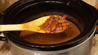 Belizean Stew Beans Recipe  Slow Cooker Beans  Crock Pot Beans [upl. by Anelat]