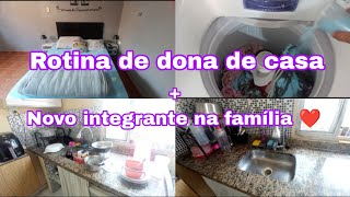 Rotina de uma Dona de casa Mais um integrante na família ❤️ [upl. by Yvor269]