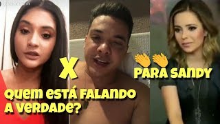 MILAIDE x SAFADÃO Quem esta FALANDO a VERDADE  SANDY dá aula [upl. by Neeoma]