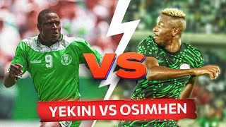 VICTOR OSIMHEN VS RASHIDI YEKINI africanfootball afcon2024 worldcup [upl. by Asseram723]