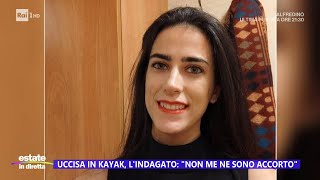 Cristina uccisa in kayak indagato un avvocato  Estate in diretta 12062024 [upl. by Llehcram]