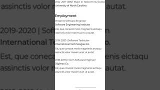 Software Engineer Resume Template  Customizable in Word amp Apple Pagesresume [upl. by Nnalyrehc]