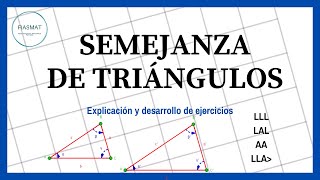 Semejanza de triángulos  Ejercicios resueltos [upl. by Alokin733]