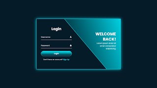 Login and Registration Form in HTML amp CSS [upl. by Thill]