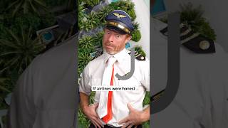 If airlines were honest w AwakenWithJP ✈️ comedyshorts airlines jsx comedyvideo [upl. by Ahsienad938]