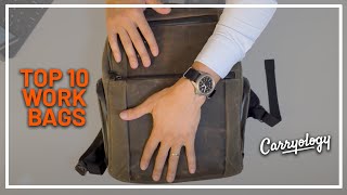 Top 10 Work Backpacks 2024 [upl. by Ellehcin614]