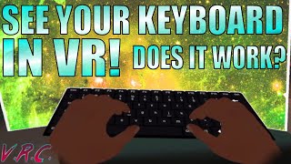 SEE your Keyboard in VR SPEED TEST Immersed VR keyboard Overlay [upl. by Aed]