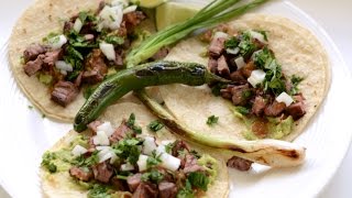 Carne Asada Tacos Recipe  English Subtitles [upl. by Socher403]