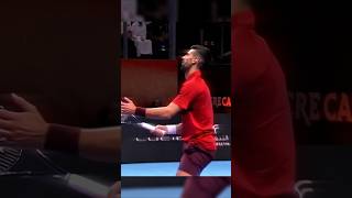 Jannik Sinner comes for Novak Djokovic 🥶 djokovic sinner tennis [upl. by Asilet412]