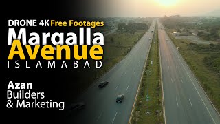 The Margalla Avenue or Margalla Expressway Islamabad 4K Drone Footages  Drone Video [upl. by Margaret493]