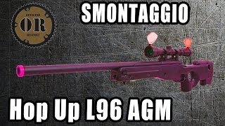 HD SMONTAGGIO HOP UP SOFTAIR ITALIA DISASSEMBLY SNIPER 1000 L96 AGM [upl. by Juan]