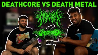 DEATHCORE vs DEATH METAL Guitar Riffs [upl. by Ahselat]