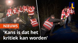 Maatregelen getroffen tegen mogelijke overstroming van de Roer in Vlodrop 😱 1Limburg [upl. by Pears]