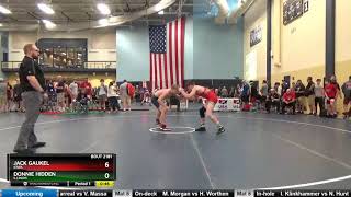 Cadet Men 132 Jack Gaukel Iowa Vs Donnie Hidden Illinois [upl. by Ronnie271]