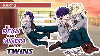 PART 3  DEKU AND MINETA ARE TWINS 😲 bakudeku  My Hero Academia Texting Story [upl. by Peyter501]