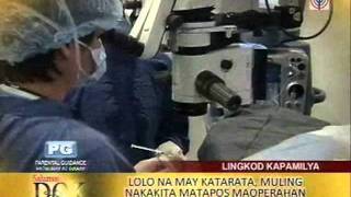 Salamat Dok Feb 19 2012 featuring LenSx Laser Cataract Surgery in American Eye Center Manila [upl. by Irim]