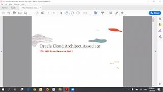 Exam Day Review EnglishOracle Cloud Infrastructure OCI Architect Associate exam 1Z01072 13 [upl. by Onivla]