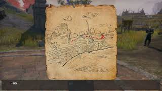 West Weald Treasure map 4 for The Elder Scrolls Online ESO [upl. by Garrek]