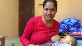 Breastfeeding  breastfeeding videos  srijana shahi breastfeeding  breastfeeding vlog [upl. by Joon460]