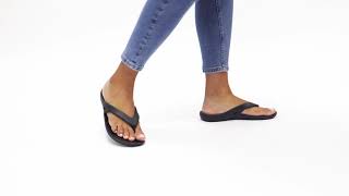 Shuperb™ Crocs 202492 KADEE II FLIP Ladies Flip Flops Black [upl. by Ayatan185]