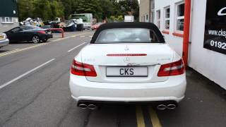 W207 E350CDI CKS Sport Exhaust amp RS Diffuser [upl. by Stefan]